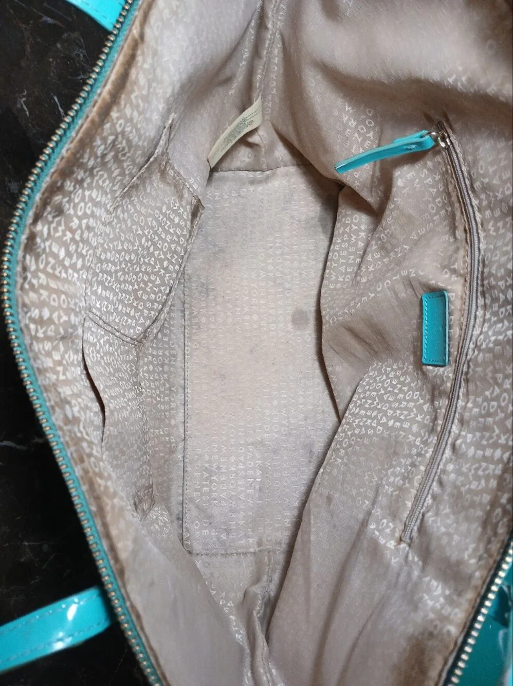 kate spade large teal
